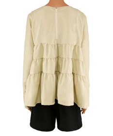 San-ai Resort（三愛水着楽園） 【WEB限定】5点セット キャップ付きUVカットタンキニ+ティアードラッシュセット水着【BeachQueen(ビーチクイーン）】