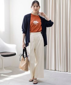 ANY SIS S 【接触冷感・UVケア・洗える】着流し カーディガン