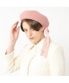 MOONBAT PAUL&JOE ACCESSOIRES (ポールアンドジョー アクセソワ) バックリボン ベレー帽