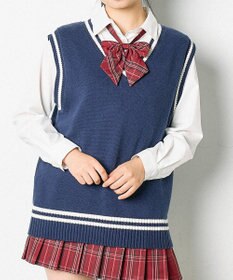 WEGO 【SCHOOLITEM】ラインスクールニットベスト