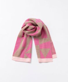 TRICOTE GEOMETRIC HERRINGBONE REBERSIBLE SCARF / キカヘリンボーンリバーマフラー