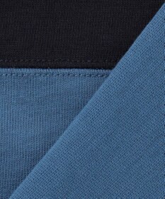 J.PRESS KIDS 【140-170cm】襟ストライプ ブロッキングポロシャツ