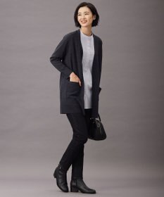 J.PRESS LADIES 【着丈が選べる・洗える】KNIT BASIC ロングカーディガン