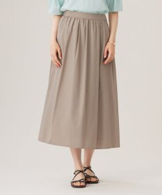 自由区 【洗える】ランダムタック スカート