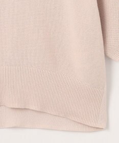 組曲 S 【WEB限定】コットンポリエステル5分袖リラクシー ニット