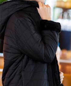 Tiaclasse 【2WAY】エコファーキルティングリバーシブルコート