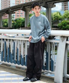 WEGO 【ユニセックス着用ITEM】フロッキーロゴBIGロンT（LS）