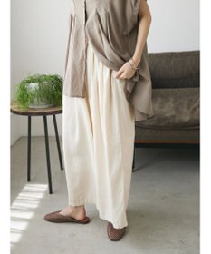 CRAFT STANDARD BOUTIQUE 【キナリノ別注】リネンレーヨンワイドパンツ