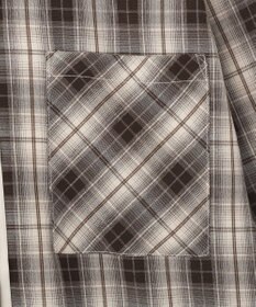 CRAFT STANDARD BOUTIQUE レイヤードライクチェックシャツ