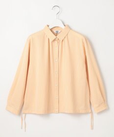 J.PRESS LADIES Jカミーチェストライプ シャツカラー カットソー