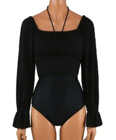 San-ai Resort（三愛水着楽園） 【SALE】トップス付き3点セット水着　9M　【San-ai Resort（サンアイリゾート）】