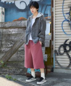 WEGO 【ユニセックス着用ITEM】ピグメントグラフィックショーツ