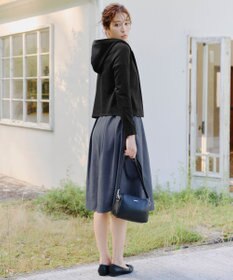 Tiaclasse 【UVカット・吸水速乾・洗える】 “きれい見え” カットソーラインフードパーカー