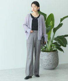 AMERICAN HOLIC ヌバック調ベイカーフレアパンツ