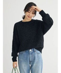 Green Parks ベロアモールニットプルオーバー