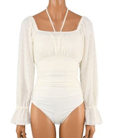 San-ai Resort（三愛水着楽園） 【SALE】トップス付き3点セット水着　9M　【San-ai Resort（サンアイリゾート）】