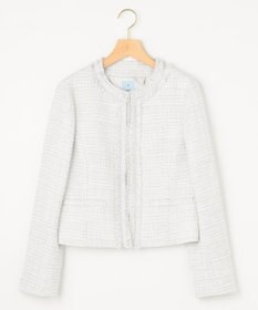 組曲 S 【KUMIKYOKU NAVY】ラメループモールツイード ジャケット