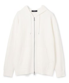 JOSEPH HOMME 【イージーケア】 ヴィスコースリンクス　ジップアップニットフーディー