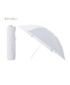 MOONBAT Fuwacool(フワクール) フワクールホワイト 晴雨兼用日傘 折りたたみ傘 ランダムドット 軽量 一級遮光／遮熱／UV