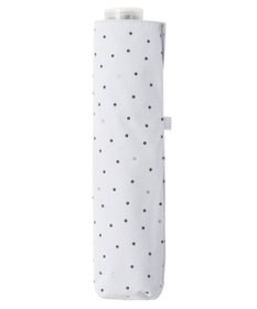 MOONBAT Fuwacool(フワクール) フワクールホワイト 晴雨兼用日傘 折りたたみ傘 ランダムドット 軽量 一級遮光／遮熱／UV