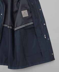 GOTAIRIKU 【ビジネスで着用可】メランジシャンブレー フーデッドブルゾン