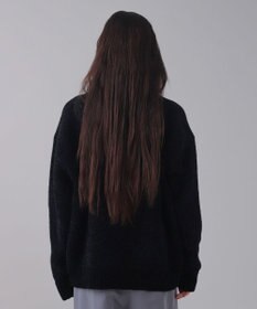 WEGO 【ユニセックス着用ITEM】ベロアモールワンポイントZIPカーディガン