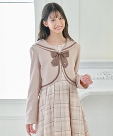 ANY KIDS ジャケット付き チェック ワンピース