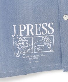 J.PRESS MEN 【AaronChang】【UNISEX】コットンダンガリー オープンカラーシャツ / Baggy-Fit