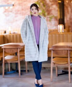 Tiaclasse 【2WAY】エコファーキルティングリバーシブルコート