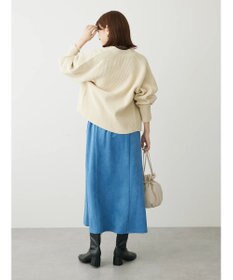 Green Parks スポンディシュ畦編みショート丈カーディガン