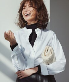 23区 【洗える】レイヤードタートル カットソー