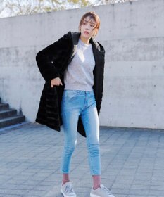 Tiaclasse 【2WAY】エコファーキルティングリバーシブルコート