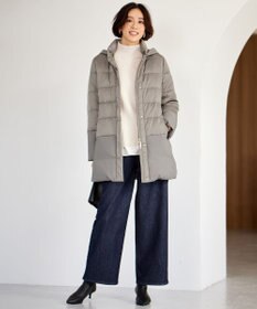 自由区 L 【洗える】ウールカシミヤブレンドハイネック ニット