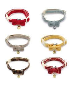 PET PARADISE 猫用 首輪 タータンチェック 【小】 【中】  ブラウンチェック