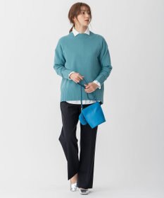 自由区 L 【WEB限定カラーあり/洗える/撥水加工】TRギャバ ストレートパンツ