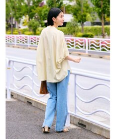 AMERICAN HOLIC 接触冷感＋ＵＶカット　ギャザースリーブブラウス