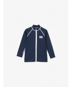 HELLY HANSEN 【キッズ・UVカット・耐海水・耐塩素】ロングスリーブ HHフルジップラッシュガード