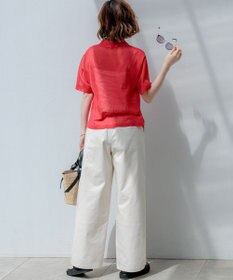 23区 【見上愛さん着用/洗える】ベアトップ パッド付き キャミソール