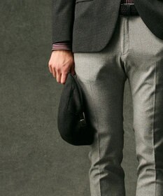 JOSEPH ABBOUD 【サイズ調整可】エアロムリネジャージーハンチング グレー系