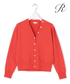 23区 【R(アール)】アイスニット Vネック カーディガン オレンジ系