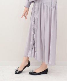 Bridget Birkin 【Bridget Birkin】ビジューリボンバレエレインパンプス