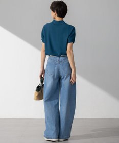 23区 L 【Oggi6月号掲載/接触冷感】23区DENIM サマー タック ワイド パンツ