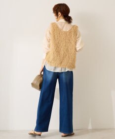 AMERICAN HOLIC 【前後2way】サイドスリットシャギーベスト