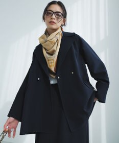 ANY SIS 【2WAY】エレカジストレッチミドルトレンチ コート