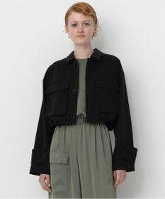 NAVE 【Nave・セットアップ可/洗える/撥水】スパンツイル ショートジャケット