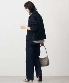 J.PRESS LADIES S 【WEB限定】ダンボールジャージー ハイネック ブルゾン