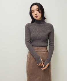 Green Parks ・Ｐｅｔｉｔ　Ｆｌｅｕｒ　ボトルネックリブニット