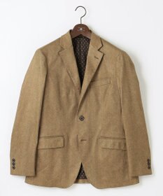 JOSEPH ABBOUD 【ストレッチ】ヘリンボンスウェード ジャケット