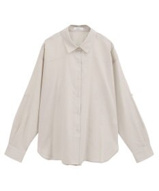 earth music&ecology 【接触冷感】綿麻混ベーシックシャツ