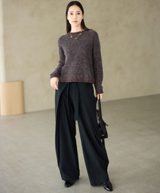 自由区 L 【SHIHOさん着用】フロントディテールラップワイド パンツ